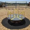 10ft Diameter Spinner Mat Around in a Playground