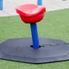 4ft Diameter Spinner Wear Mat Installed
