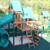 Green Rubber Mulch Playground