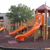 Red Rubber Mulch Playground