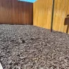 Brown Rubber Mulch Pet Zone