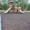 Church Playground With Brown Rubber Mulch
