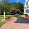 Black Rubber Mulch Front Yard Landscaping After Photo Black Rubber Mulch Front Yard Landscaping After Photo
