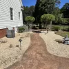 Landscaping with Rocks Before Photo
