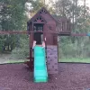 Red Rubber Mulch Home Playground