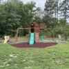 Rubber Mulch Playground in Progress
