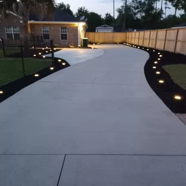Rubber Mulch Driveway Edging