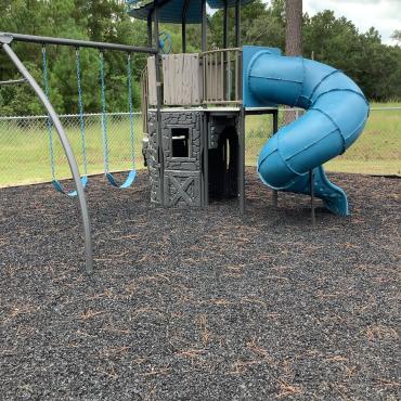 Church Playground With Rubber Mulch Church Playground With Rubber Mulch