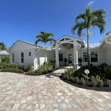 Remodeled Landscaping With Rubber Mulch