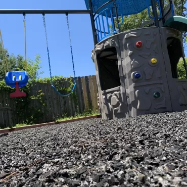 Uncoated Rubber Mulch For Playgrounds