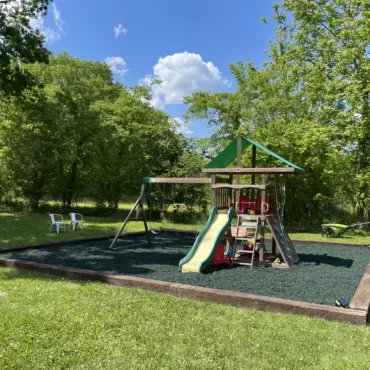 Green Rubber Mulch Playground