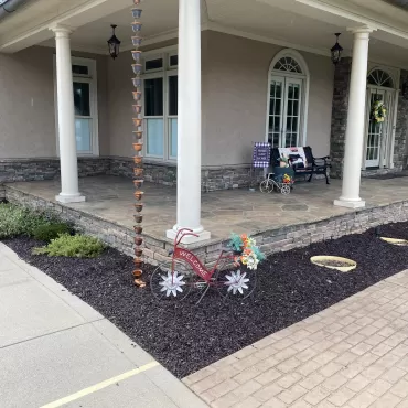 Brown Landscape Rubber Mulch