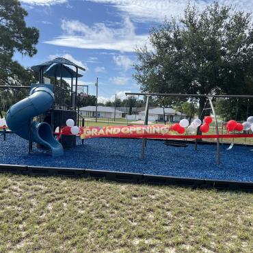 Blue Rubber Mulch Church Playground Blue Rubber Mulch Church Playground