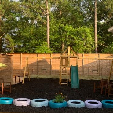 Rubber Mulch Play Area for School Rubber Mulch Play Area for School