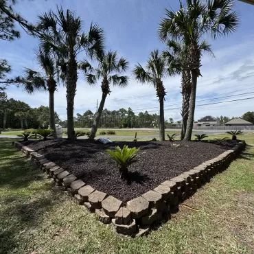 Brown Landscape Rubber Mulch Photo