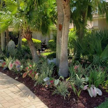 Rubber Mulch Next to Driveway Rubber Mulch Next to Driveway