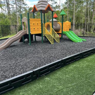Natural Rubber Mulch Playground Playground with natural rubber mulch