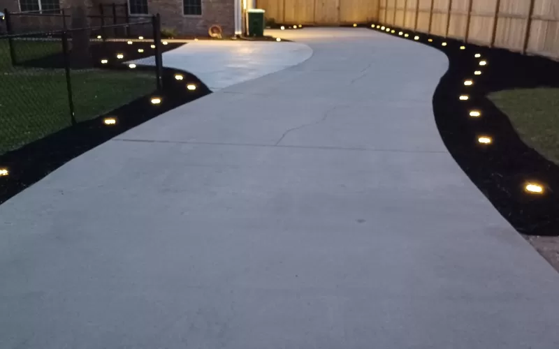 Rubber Mulch Driveway Edging