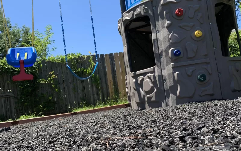 Uncoated Rubber Mulch For Playgrounds
