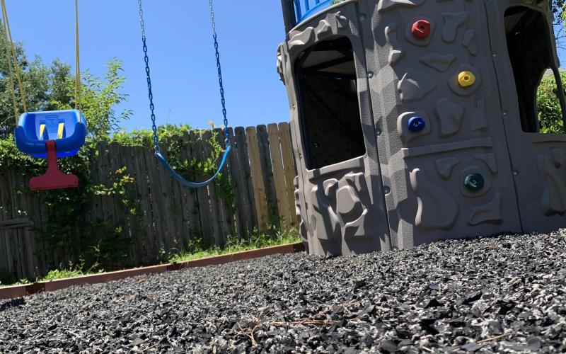 Uncoated Rubber Mulch For Playgrounds
