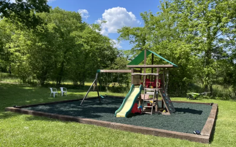 Green Rubber Mulch Playground