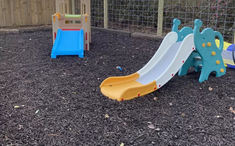 Rubber Mulch Play Yard