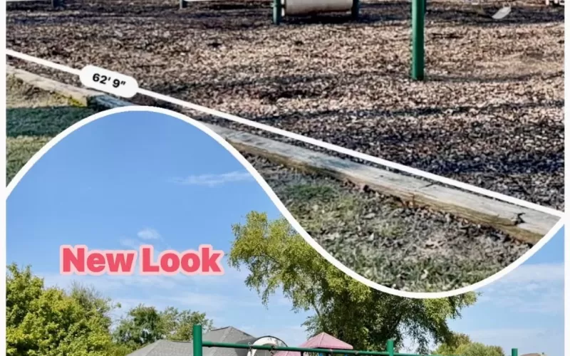 HOA Playground Rubber Mulch Refresh