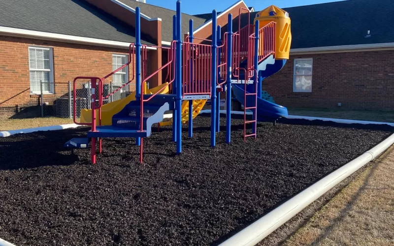Church Playground Rubber Mulch