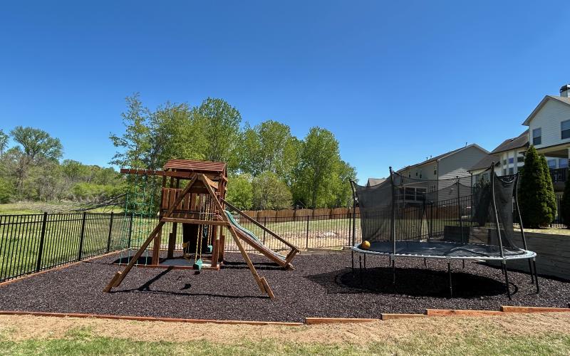 Brown Rubber Mulch Playscape Brown Rubber Mulch Playscape
