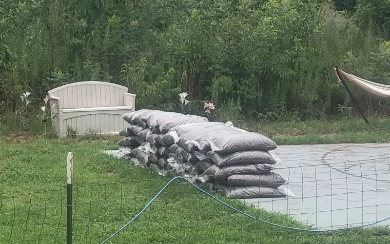 Bags of Rubber Mulch
