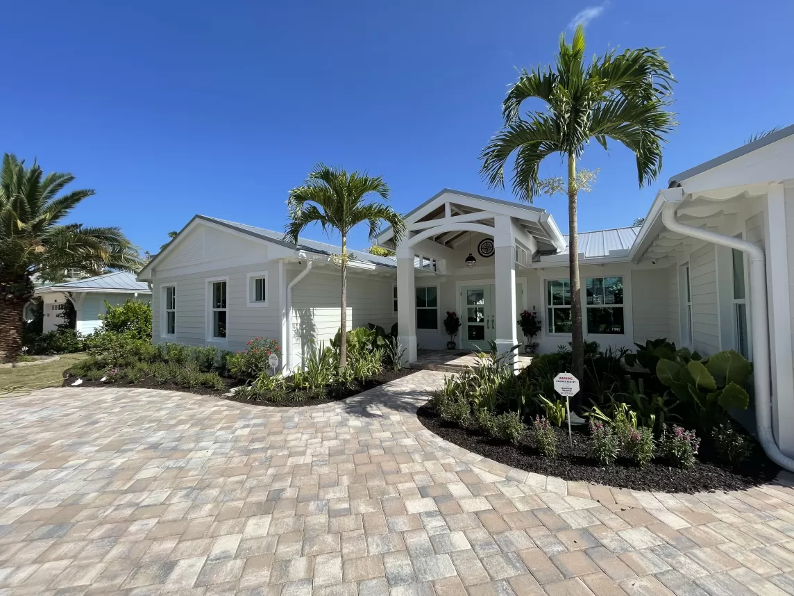 Remodeled Landscaping With Rubber Mulch