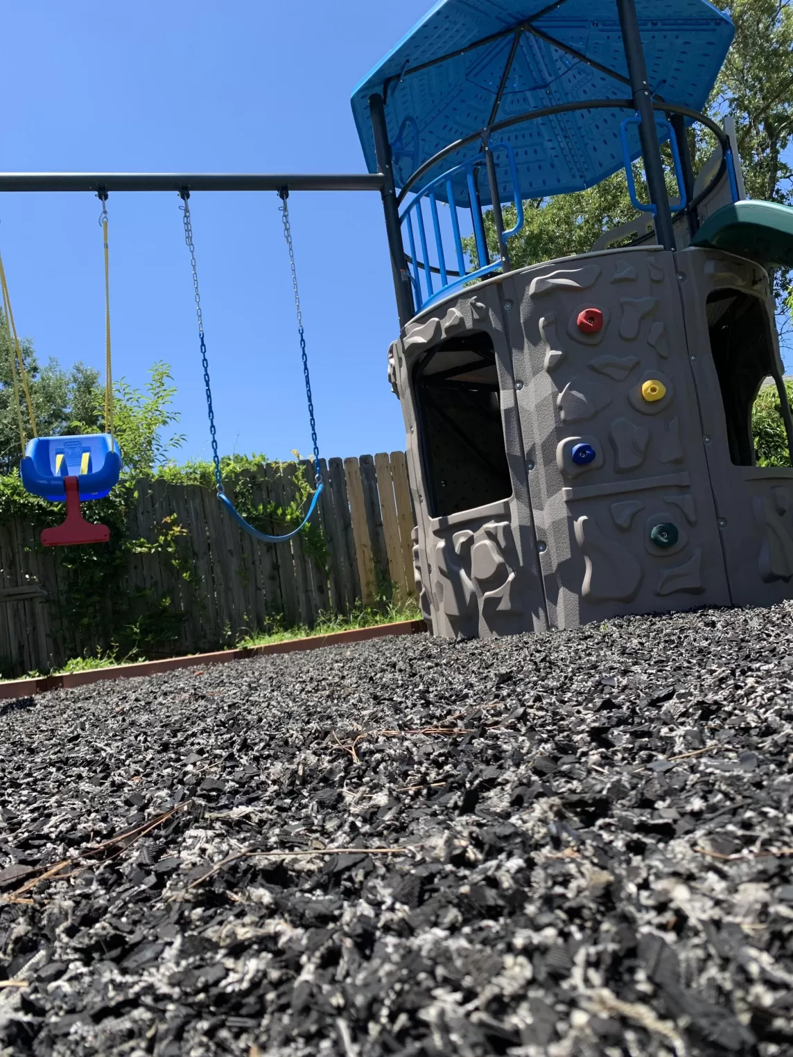 Uncoated Rubber Mulch For Playgrounds