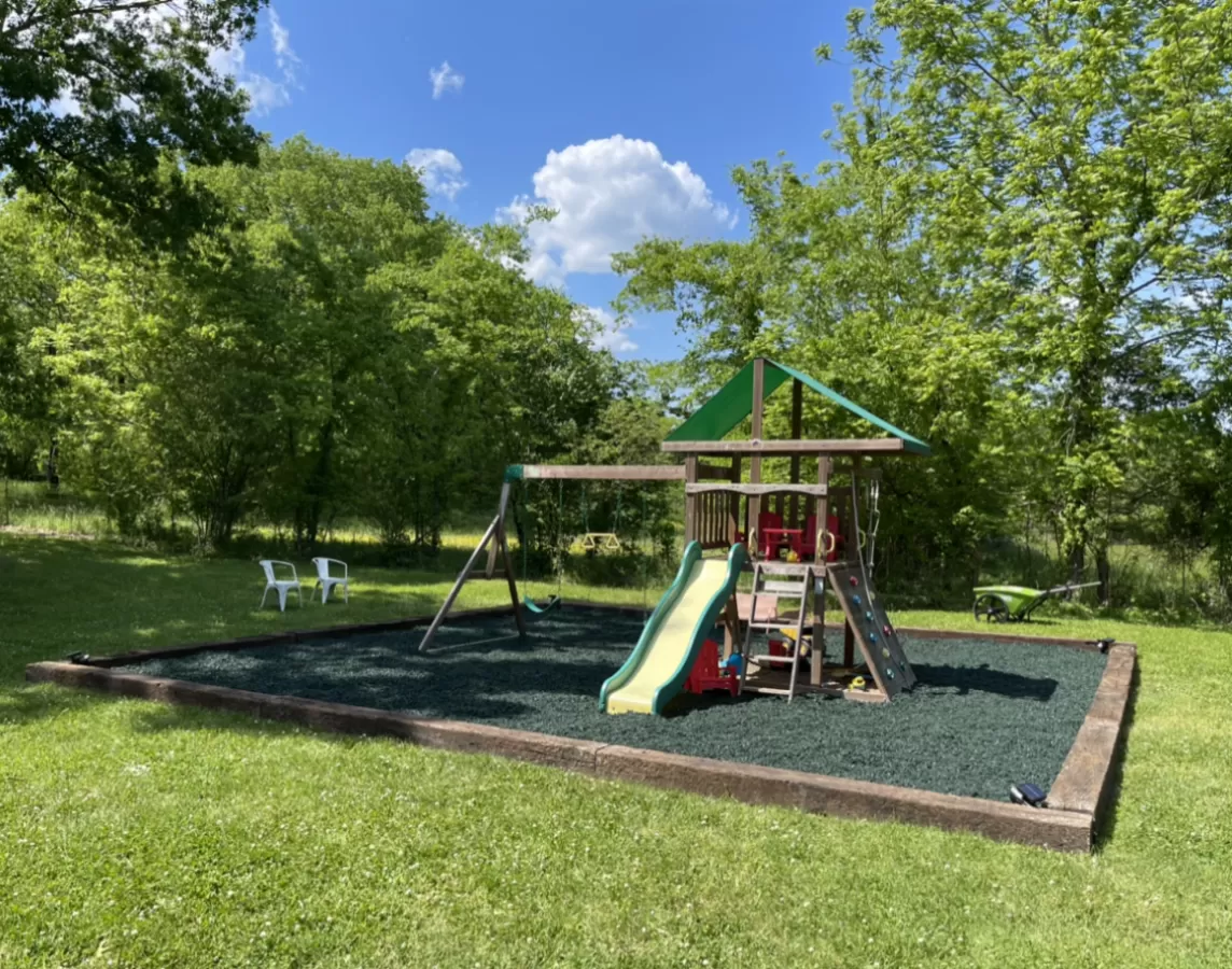 Green Rubber Mulch Playground