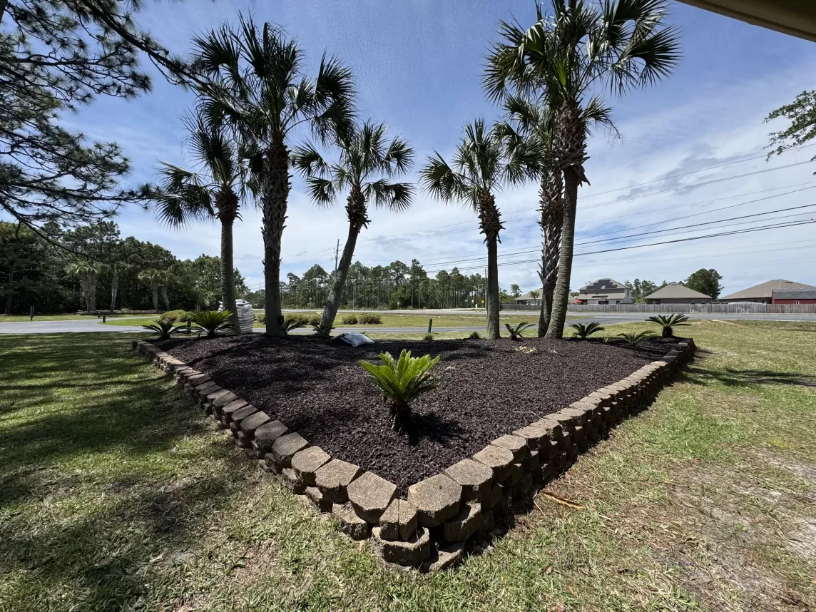 Brown Landscape Rubber Mulch Photo