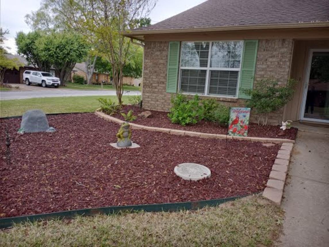 Red Rubber Mulch Landscaping Red Rubber Mulch Landscaping