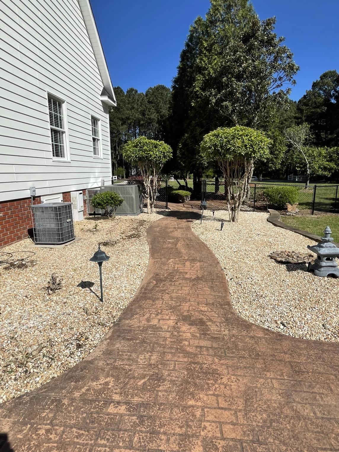 Landscaping with Rocks Before Photo Landscaping with Rocks Before Photo