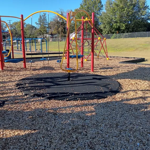 12ft diameter rubber wear mat for spinner equipment 