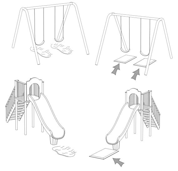 Wear Mat Before and After